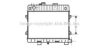 AVA QUALITY COOLING BW2031 Radiator, engine cooling